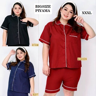 U1 5U13 BIGSIZE 3XL PIYAMA XXXL ชุดนอนกางเกงขาสั้น XL3 สําหรับสตรีชาวมุสลิม XL3 BASIC L3