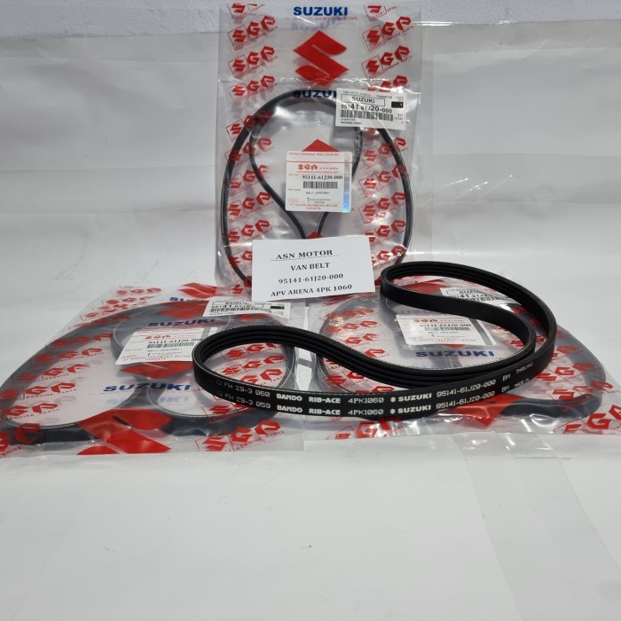 VAN BELT 4PK 1060 APV ARENA TYPE อะไหล่แท้ SUZUKI