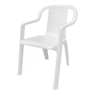 PLASTIC CHAIR SUPERWARE CH-53 WHITE เก้าอี้พลาสติก SUPERWARE CH-53 สีขาว โต๊ะและเก้าอี้ เฟอร์นิเจอร์นอกบ้าน สวนและอุปกรณ