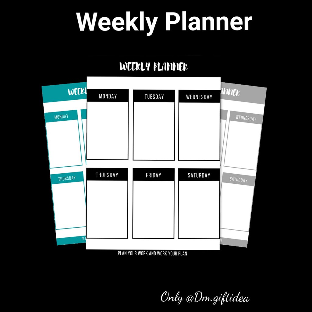 Schedule Weekly Planner รหัส WP08