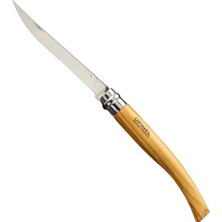 Opinel มีดครัว Slim knife No.12, Olivewood handle (001145)