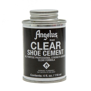 ANGELUS CLEAR SHOE CEMENT กาวยางเนื้อใสคุณภาพสูงสำหรับติด หนัง,ไวนิล,พลาสติก,ยาง,ผ้าและวัสดุอื่นๆ