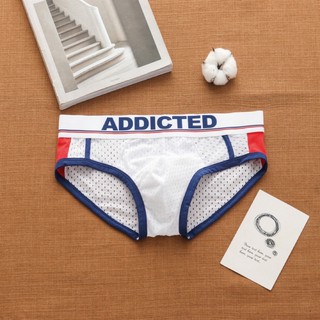 Addicted underwear กางเกงในผู้ชาย brief เนื้อผ้าระบายอากาศได้ดี