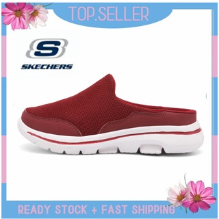 [พร้อมส่ง] *Skechers__go Walk Arch Fit รองเท้าแตะโลฟเฟอร์ ส้นแบน แบบสวม สําหรับผู้หญิง ผู้ชาย