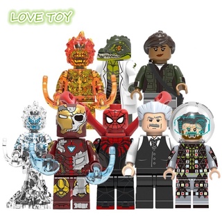 Nkodok IN STOCK Lego Spiderman Lizard Minifigures Blocks Toys