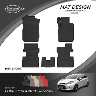 พรมปูพื้นรถยนต์เข้ารูปสำหรับ Ford Fiesta รุ่น4 ประตู (ปี 2010)