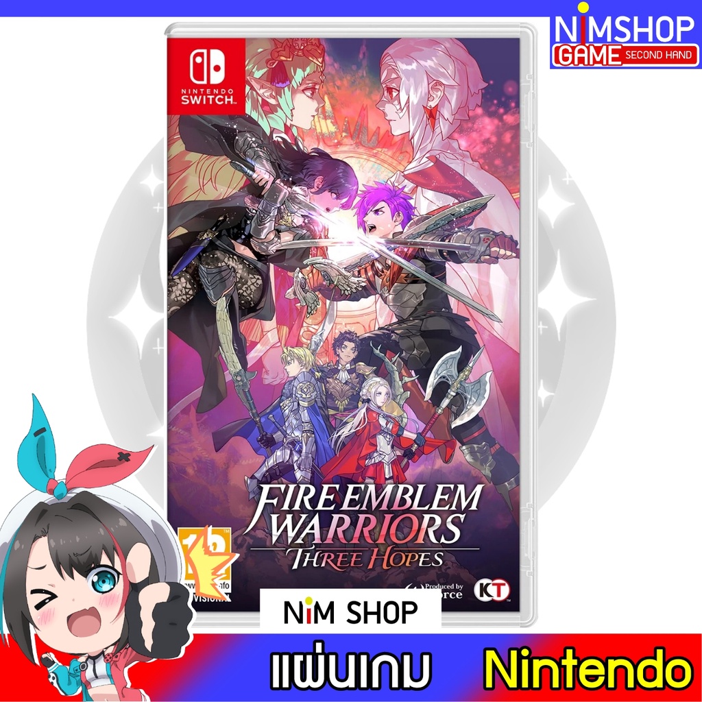 (มือ2) Nintendo Switch : Fire Emblem Warriors Three Hopes แผ่นเกม มือสอง สภาพดี