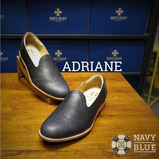 (Adriane) รองเท้าหนังวัวแท้ งานแฮนเมดพรีเมี่ยมของคนไทย แบรนด์ Navyblue Thailand โลฟเฟอร์ ซับในหนังแท้ นุ่มสบาย