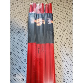 ไม้กลอง Overspeed 5B เนื้อไม้ Maple สีแดง / 1 คู่