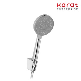 Karat Faucet ฝักบัวสายอ่อน 1 ระดับ ขนาด 11.5 ซม. พร้อมสายสแตนเลส 304 รุ่น KS-44-231-50