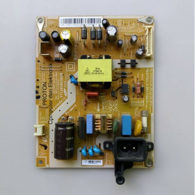 MESIN Toshiba 19HV10E 19HV15E LCD LED TV Regulator / PSU. V71A เครื่องจ่ายไฟ00023600 . ปอนด์ต่อตาราง