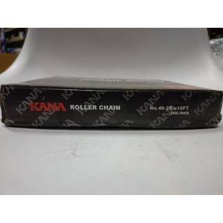 KANA โซ่คู่เบอร์ 40-2R 10ฟุต=1กล่อง โซ่ส่งกำลัง โซ่ลำเลียง KANA Roller Chain 40-2R KANA แท้100% !!! ราคาดี !!!