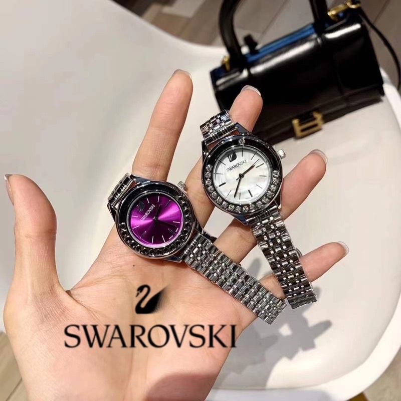 🔥สินค้าพร้อมส่ง🔥Swarovski นาฬิกา ใหม่ 2021  Swarovski 手表ของแท้ของแท้ 100%