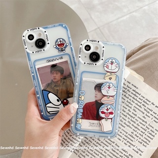 เคสโทรศัพท์มือถือ ลายการ์ตูนโดราเอมอนน่ารัก สําหรับ iPhone 13 12 11 Pro Max SE2020 X XR XS Max 8 7 Plus