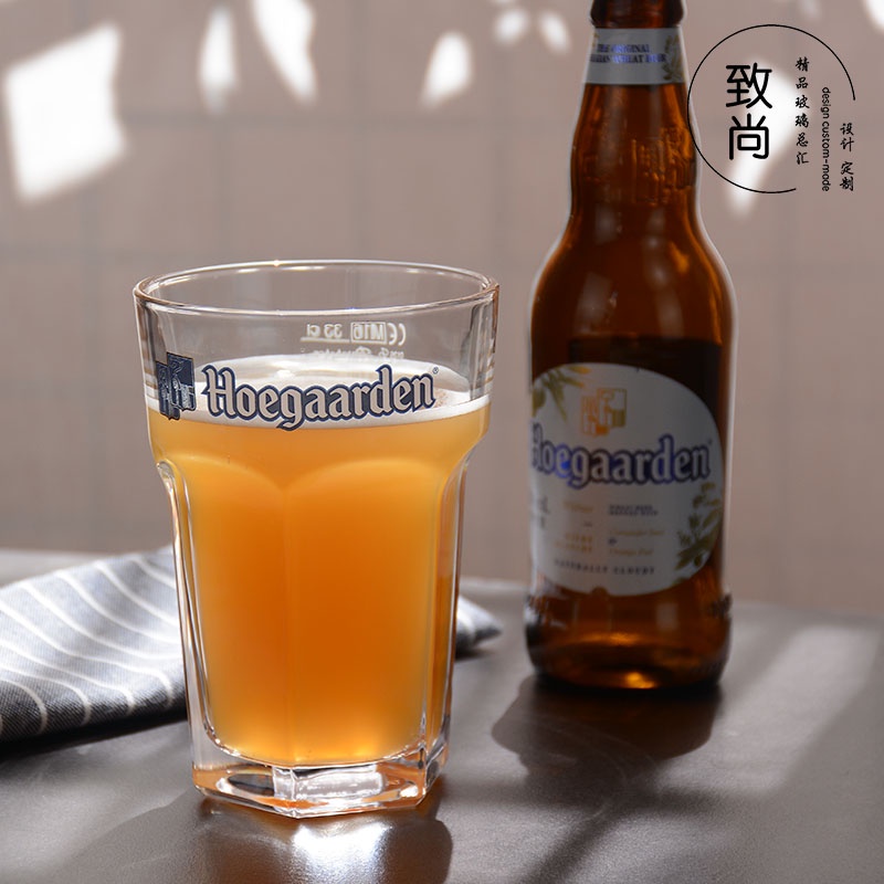 แก้วเบียร์ แก้วhoegaarden ความจุ500ml/880ml อย่างดี