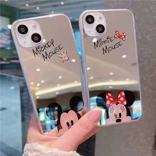 เคสโทรศัพท์มือถือ TPU ลายการ์ตูนมิกกี้ มินนี่เมาส์ สําหรับ iphone 13 mini 13pro max 14plus 14 pro max