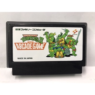 ตลับ FC Teenage Mutant Ninja Turtles II - The Arcade Game (ตลับ Repro) เปิดโหมด Options แล้ว