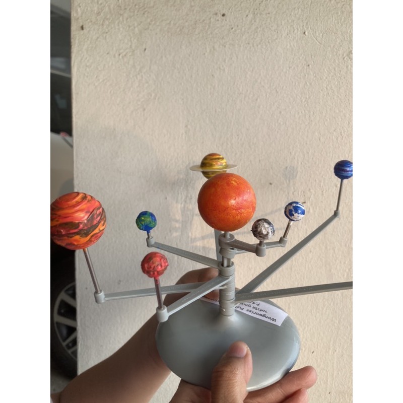 ส่งจากกทม. ของเล่นDIY ของเล่นเรียนรู้ระบบสุริยจักรวาล โมเดลสุริยะ เรียนรู้ดวงดาวต่างๆ รุ่นประกอบเอง ทาสีเอง