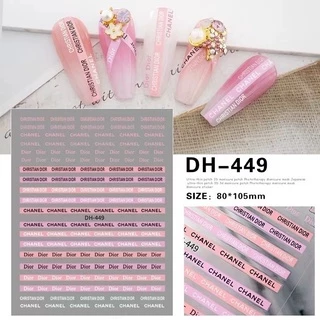 สติกเกอร์แบรนด์แต่งเล็บ แผ่นละ12.- 📍 สั่งซื้อขั้นต่ำ2แผ่นขึ้นไป