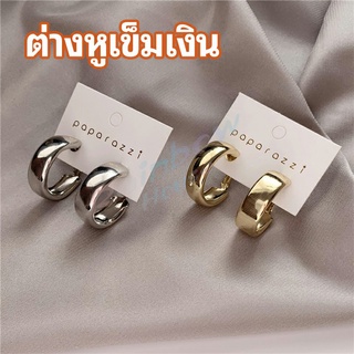 Rainbow ต่างหู s925  ตุ้มหู เครื่องประดับ ต่างหูโลหะชุบ silver needle earrings