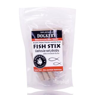 DOGKERY Fish Stix ปลาแท่งขัดฟันออแกนิค (130g.)