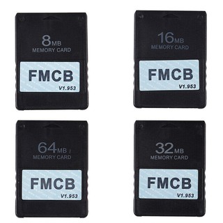 การ์ดหน่วยความจําสําหรับ Ps 2 Memory Card 8mb / 16mb / 32mb / 64mb / Fmcb Mcboot V 1 . 953