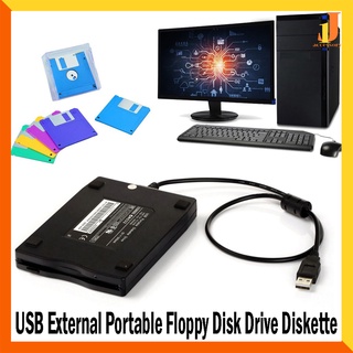 1.44Mb 3.5" USB External Portable !!!พร้อมส่ง!!Floppy Disk Drive Diskette FDD for Laptop