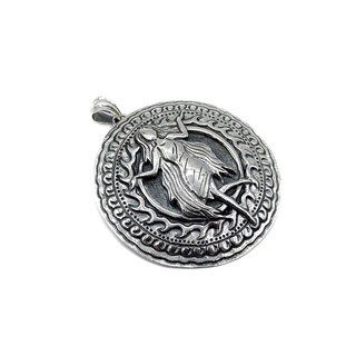 DSP จี้สร้อยคอเงินแท้ประจำราศีกันย์ เงินแท้ 925 : Virgo zodiac 925 Sterling Silver Pendant [PSPP0345]