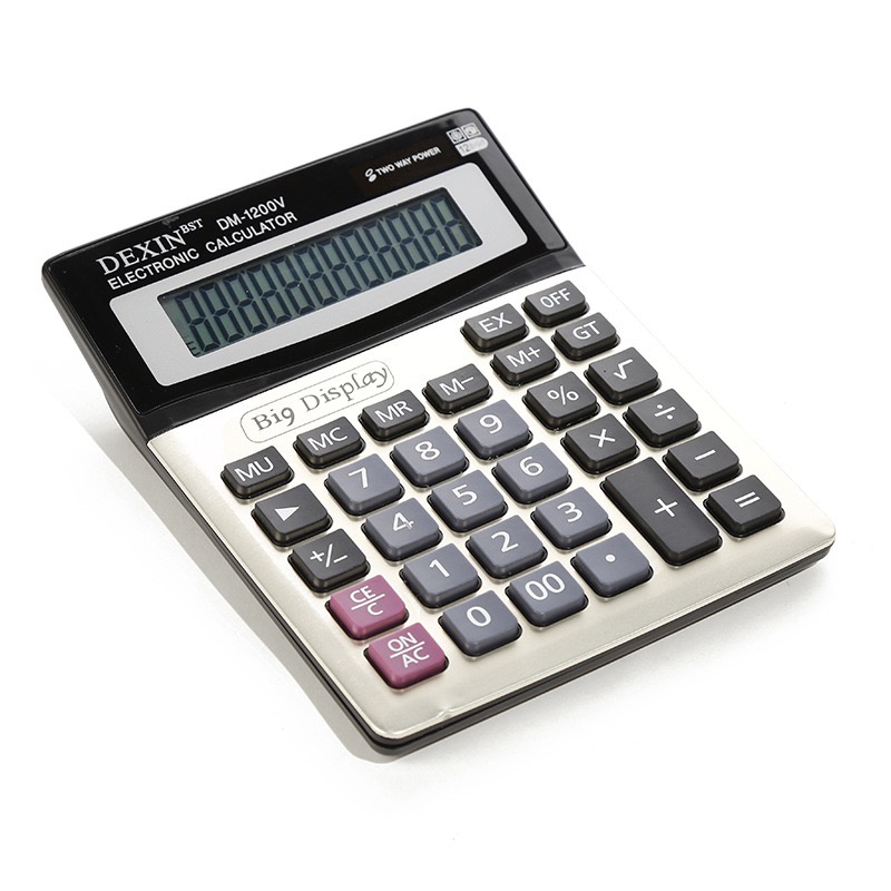1200V  เครื่องคิดเลข 12 หลัก 12 Digits Electronic Calculator