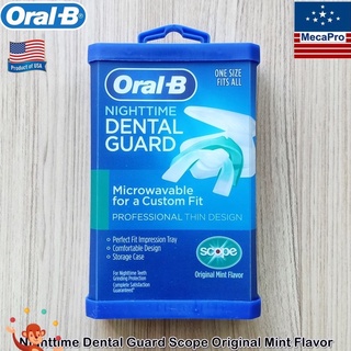 Oral-B® Nighttime Dental Guard Scope, Original Mint Flavor ออรัล-บี ฟันยาง ลดการนอนกรน