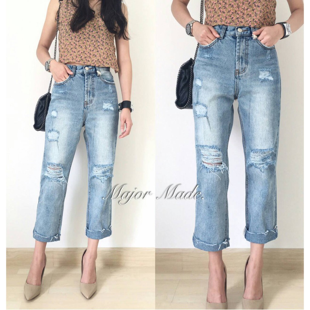 ยีนส์ไม่ยืด Jeans House งานแท้