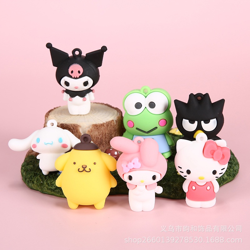 ใหม่ KT พวงกุญแจ จี้ตุ๊กตา PVC รูปการ์ตูนแมว สร้างสรรค์ สําหรับห้อยกระเป๋า