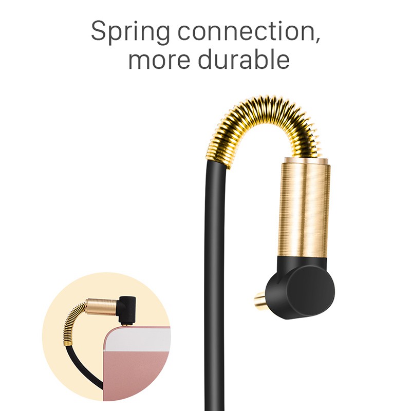 สายสัญญาณเสียง สาย Audio Cable สาย AUX3.5mm to 3.5 mm  Audio Cable หัว 90 องศา ยาว 1 เมตร - รูปที่ 6