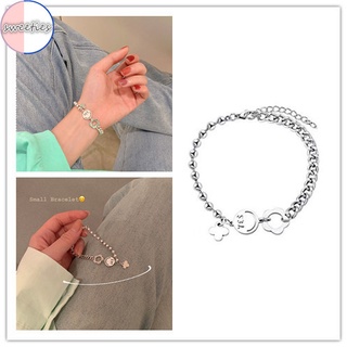 [Xijing-Cod] สร้อยข้อมือลายดอกไม้สไตล์เกาหลีสําหรับผู้หญิง