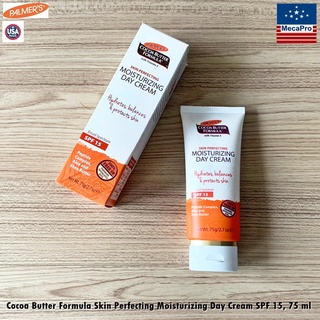 Palmers® Cocoa Butter Formula Skin Perfecting Moisturizing Day Cream SPF 15, 75 ml ครีมทาหน้า สูตรกลางวัน ให้ความชุ่ม