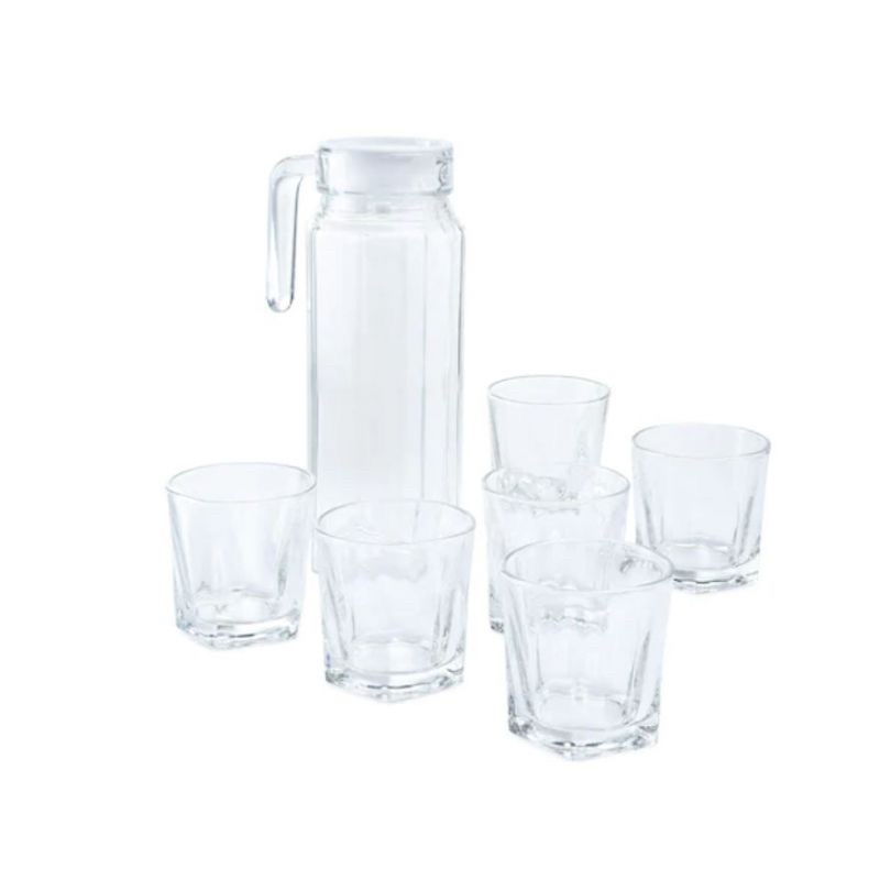 Cuizimate Water Jug With Glass Set 6 Pcs
