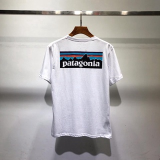 🔥 เสื้อยืดแขนสั้น พิมพ์ลาย PATAGONIAINS Patagonia Snow Mountain สไตล์คลาสสิก สําหรับผู้ชาย และผู้หญิง 🔥