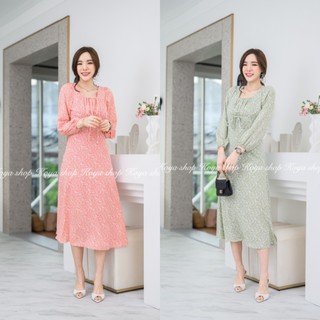 K299-2 เดรส ผ้าไหมญี่ปุ่น