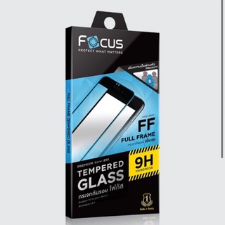 ฟิล์มกระจก กันเผือก เต็มจอ Focus Privacy (สีดำ) iPhone