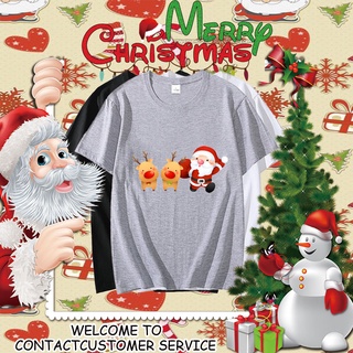 เสื้อผ้าคริสต์มาส เสื้อยืด เสื้อยืดเปล่า เสื้อ Christmas เสื้อวันคริสต์มาส เสื้อ merry christmas คอกลม 471