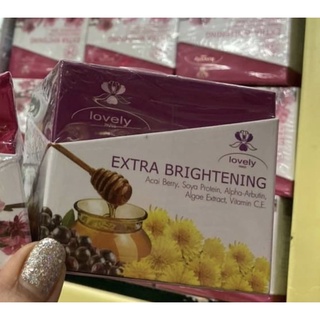 Lovely Extra Brightening Night Cream 18g. ครีมเลิฟลี่กลางคืน ของแท้