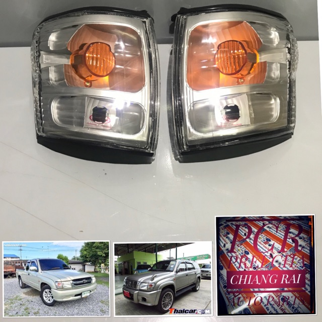 ไฟเลี้ยวมุม ไฟมุมไทเกอร์ TIGER D4D สปอร์ตไลเดอร์ Sport rider โคมใส ตราเพชรอย่างดี ซ้าย ขวา ขั้วตรงรุ่น