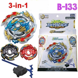 ชุดของเล่นเบย์เบลด Burst 3 In 1 B-133 Gt Dx Dragon.St Zan