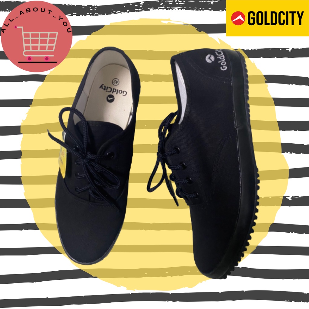 รองเท้าผ้าใบGOLDCITY G009 ทรงหัวเรือ ผ้าแคนวาส สำหรับนักเรียน ทำงาน ของแท้