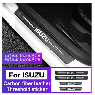 สติกเกอร์คาร์บอนไฟเบอร์ กันน้ำ คุณภาพสูง สำหรับประตูรถ FOR ISUZU D-Max MU-X X-Series Z-perstig Ertiga Karimun APV Ignis Edition SX4 S-Cross Baleno Mu7