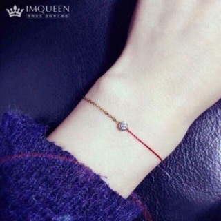 พร้อมส่ง!! สร้อยนำโชค สร้อยข้อมือ ด้ายแดง สร้อยข้อมือด้ายแดง ด้ายแดงนำโชค