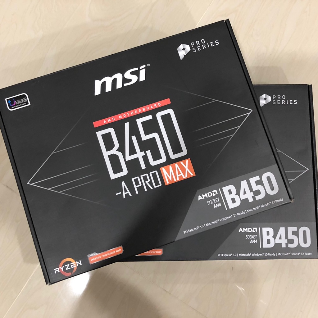 Mainboard B450 A Pro Max ของใหม่ ประกันไทย