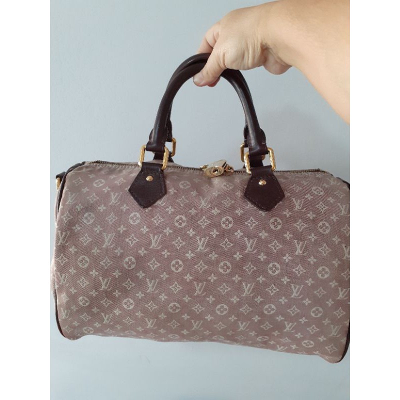 louis vuitton speedy minilin ของแท้มือสอง