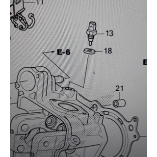 37870-MBG-003 ชุดตรวจจับอุณหภูมิน้ำหล่อเย็น Honda forza300 แท้ศูนย์