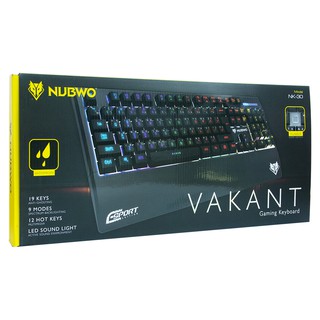 คีย์บอร์ดเกมมิ่ง Nubwo VAKANT NK030 Gaming Keyboard